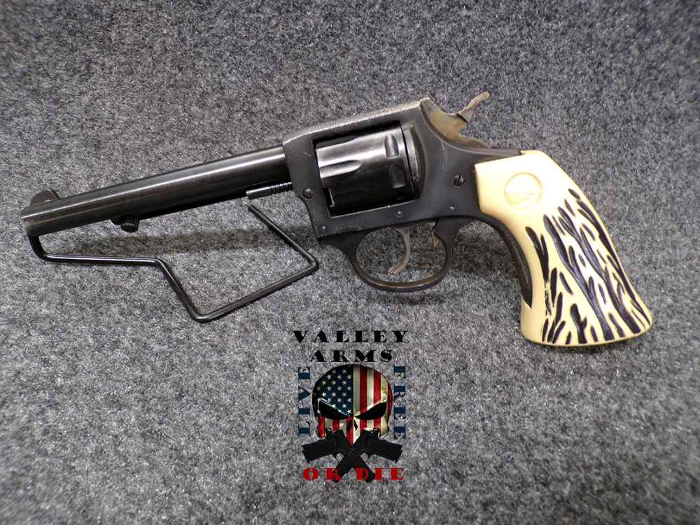 IVER JOHNSON MODEL 50A SIDEWINDER DOUBLE ACTION REVOLVER, 22 LR, 6" BARREL-img-0