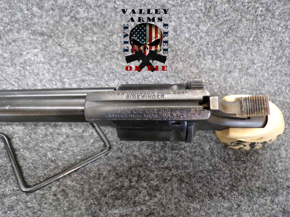 IVER JOHNSON MODEL 50A SIDEWINDER DOUBLE ACTION REVOLVER, 22 LR, 6" BARREL-img-3
