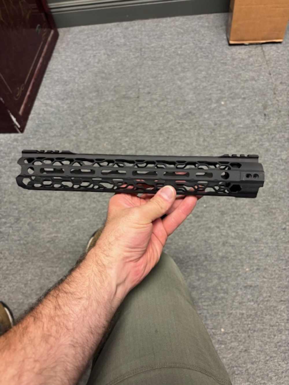 ODIN WORKS O2 LITE 12.5 INCH AR15 HAND GUARD MLOK BLACK ALUMINUM-img-3