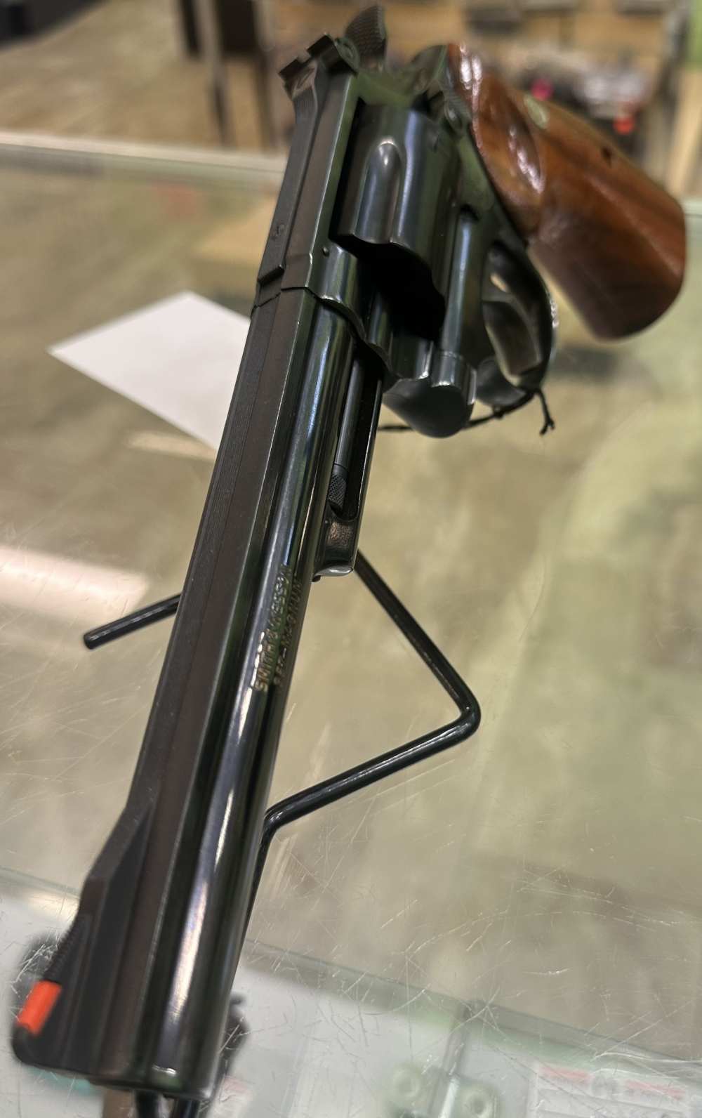 USED SMITH & WESSON CA HWY PATROL 19-4 BLACK / WOOD 357 MAG 6"  6 SHOT -img-3
