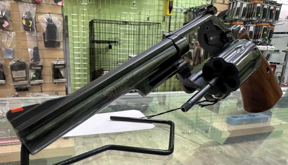 USED SMITH & WESSON CA HWY PATROL 19-4 BLACK / WOOD 357 MAG 6"  6 SHOT -img-16
