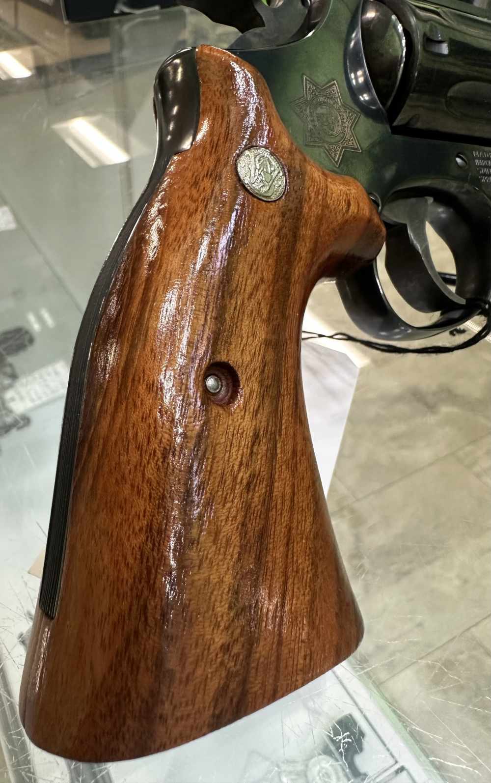 USED SMITH & WESSON CA HWY PATROL 19-4 BLACK / WOOD 357 MAG 6"  6 SHOT -img-6
