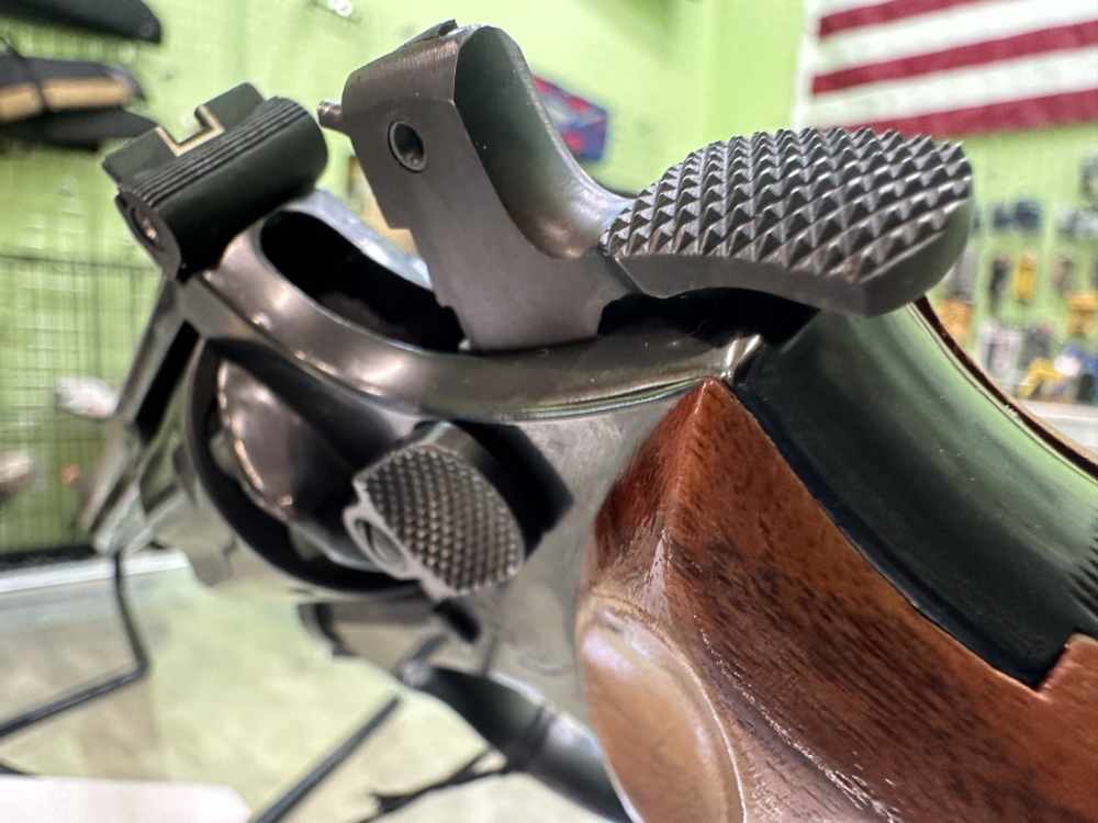 USED SMITH & WESSON CA HWY PATROL 19-4 BLACK / WOOD 357 MAG 6"  6 SHOT -img-9