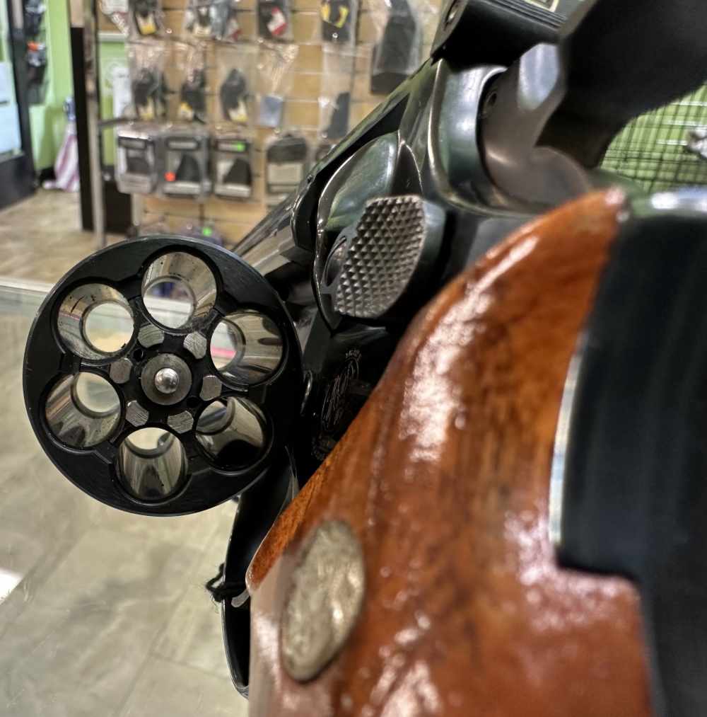 USED SMITH & WESSON CA HWY PATROL 19-4 BLACK / WOOD 357 MAG 6"  6 SHOT -img-13