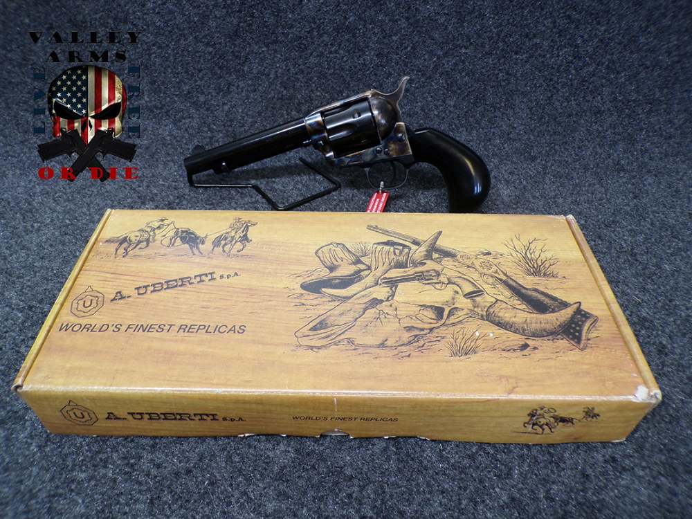 UBERTI STOEGER 1873 CATTLEMAN MOD 0401, 357 REVOLVER, SINGLE ACTION, IN BOX-img-0