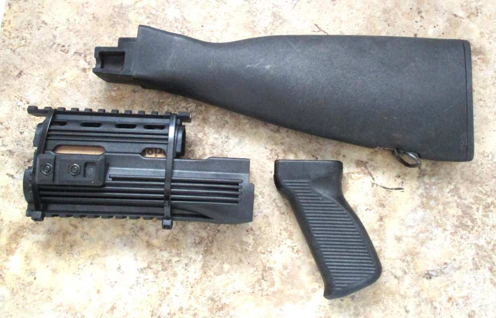 AK Black Synthetic Stock Set - POSSIBLY Never Used-img-1