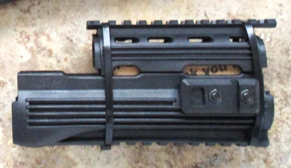 AK Black Plastic Upper & Lower Foregrip Set-img-0