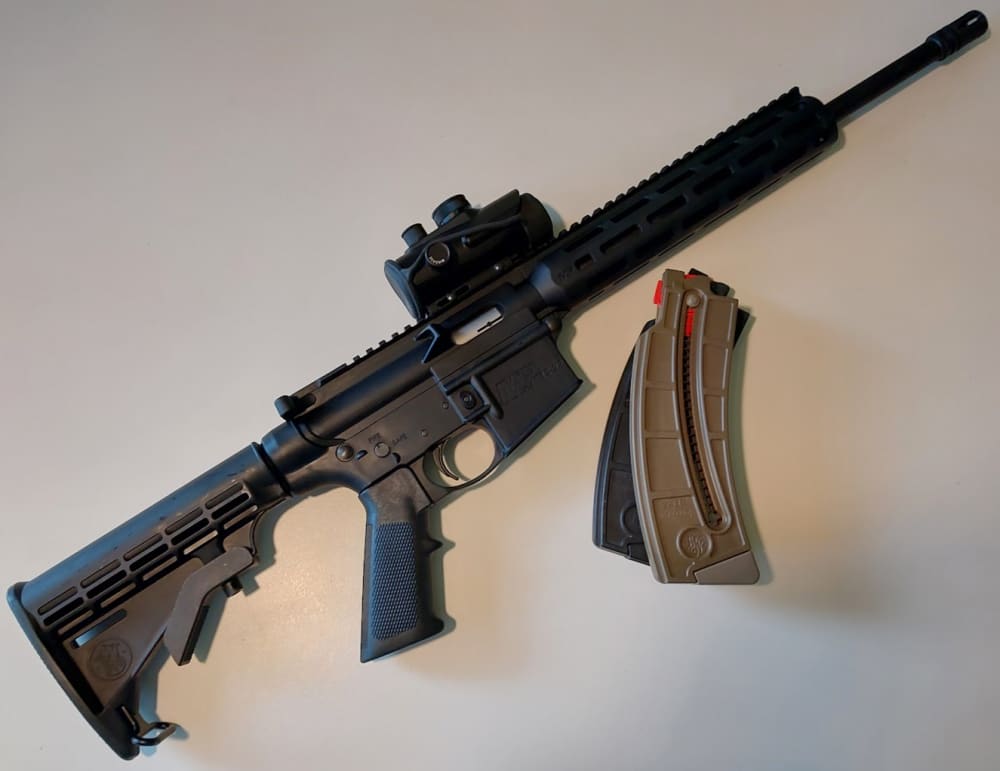 Smith & Weston M&P 15-22 Sport Slim Handguard Rifle .22LR 16.5" & Bonuses-img-0