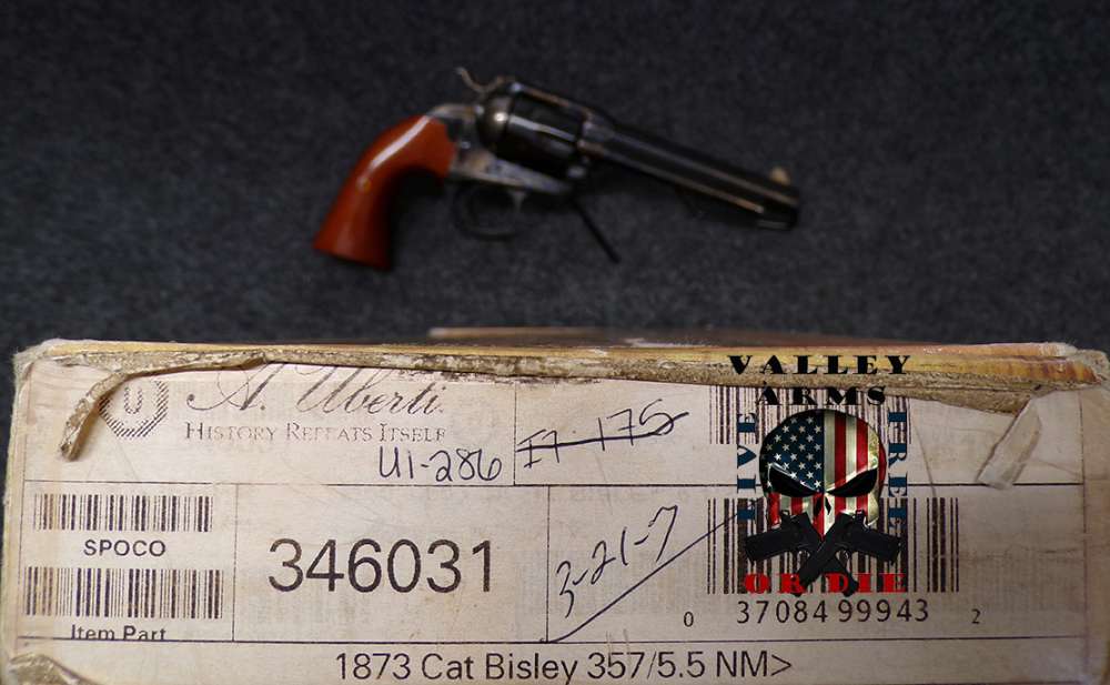 UBERTI CATTLEMAN BISLEY REVOLVER, 5.5" BARREL, .357 MAG, W/ BOX, UNFIRED-img-2