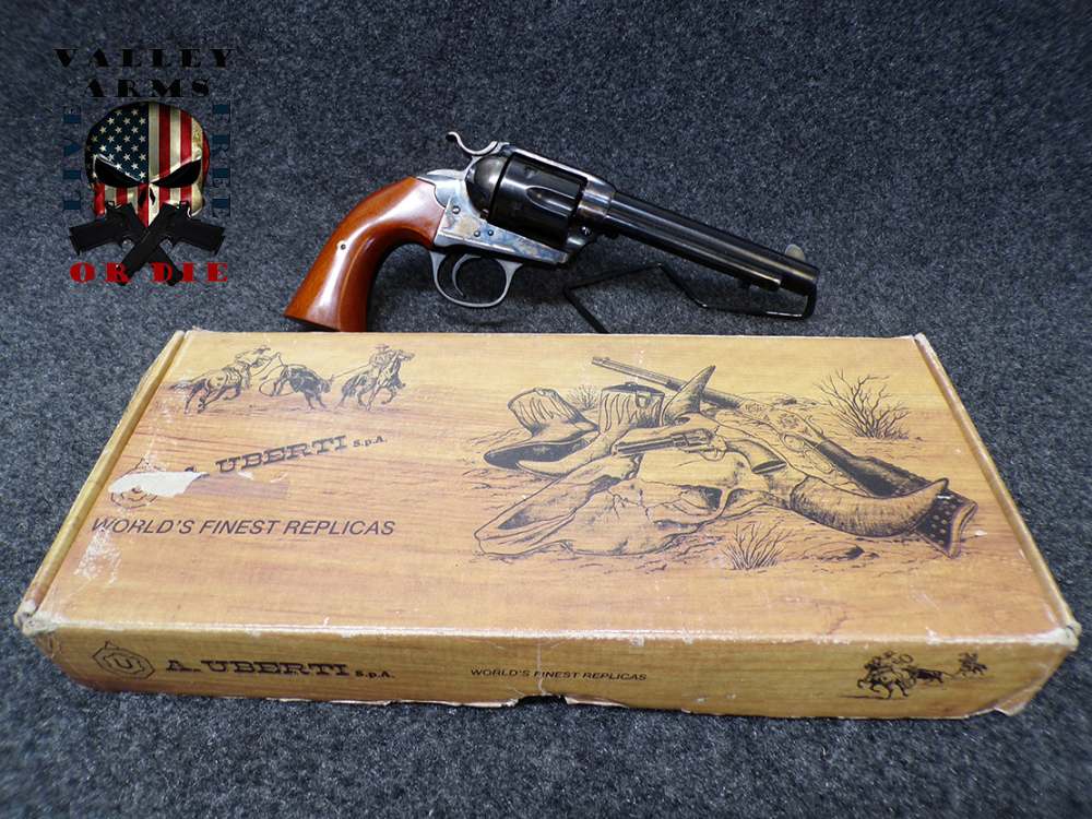UBERTI CATTLEMAN BISLEY REVOLVER, 5.5" BARREL, .357 MAG, W/ BOX, UNFIRED-img-1