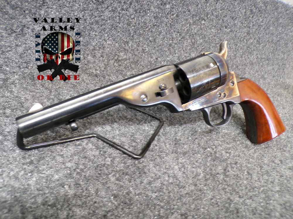 1871 CIMARRON REVOLVER, MODEL 60 R-MASON, 5.5" BARREL, 38 SPL, W/BOX-img-4