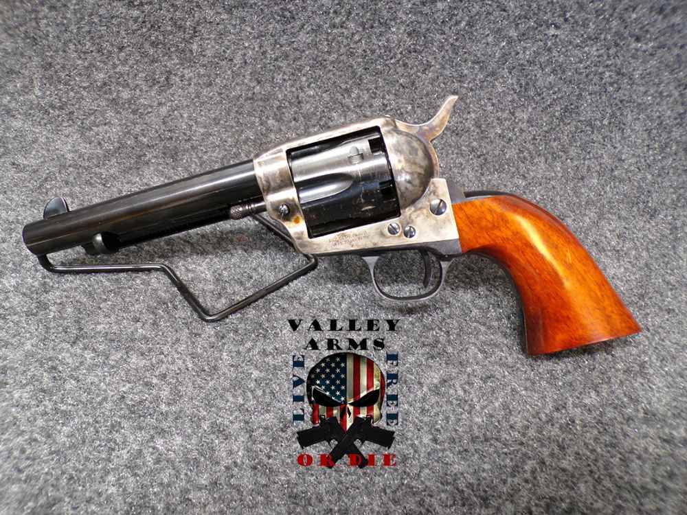 UBERTI CATTLEMAN AVANCARICA BLACK POWDER REVOLVER, .44 CAL, 5.5", W/BOX-img-0