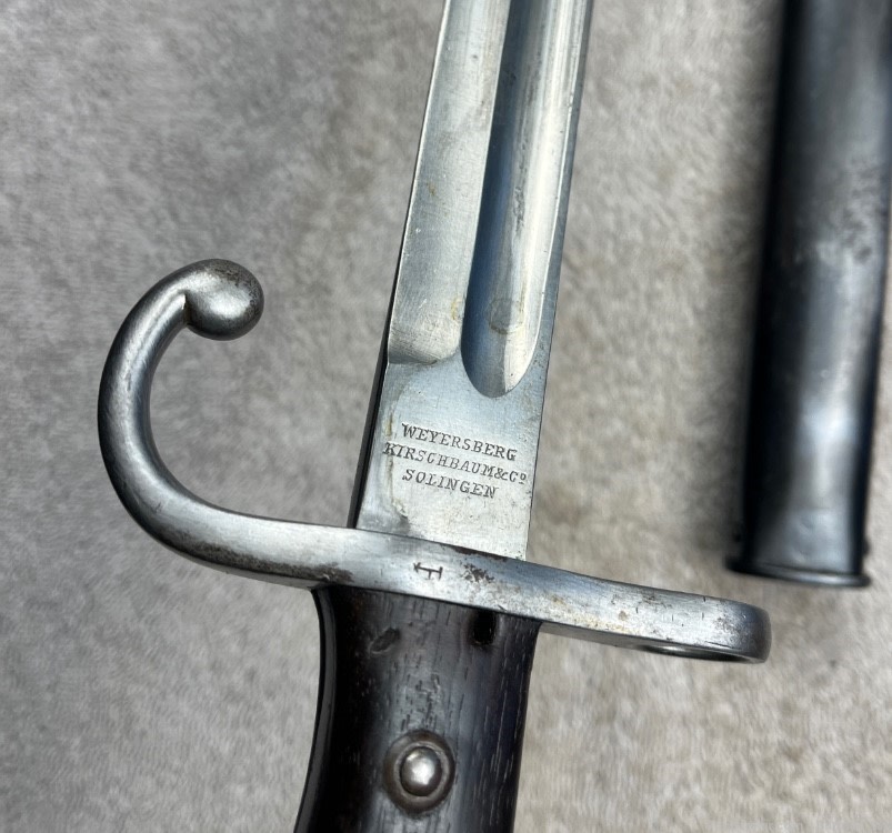 Argentine 1909 Mauser Bayonet Excellent matching Rare marking-img-7