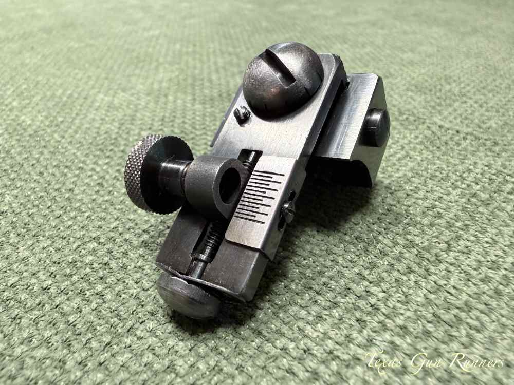 Original Vintage Lyman 57WJS Receiver Peep Sight Fits Winchester Model 70 -img-3