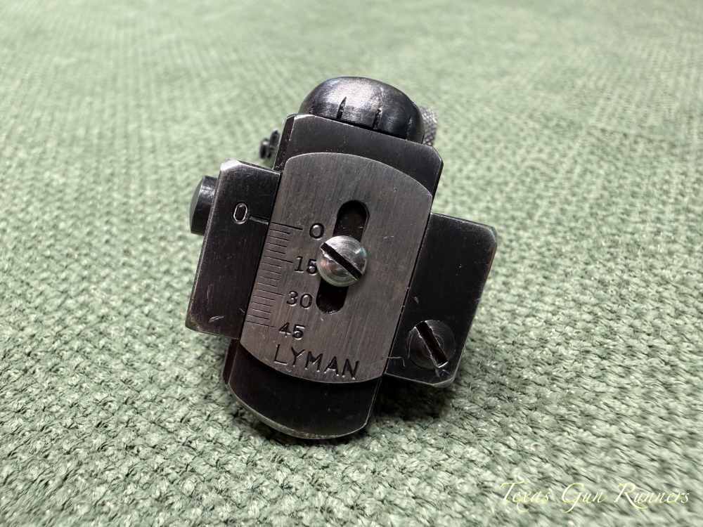 Original Vintage Lyman 57WJS Receiver Peep Sight Fits Winchester Model 70 -img-6