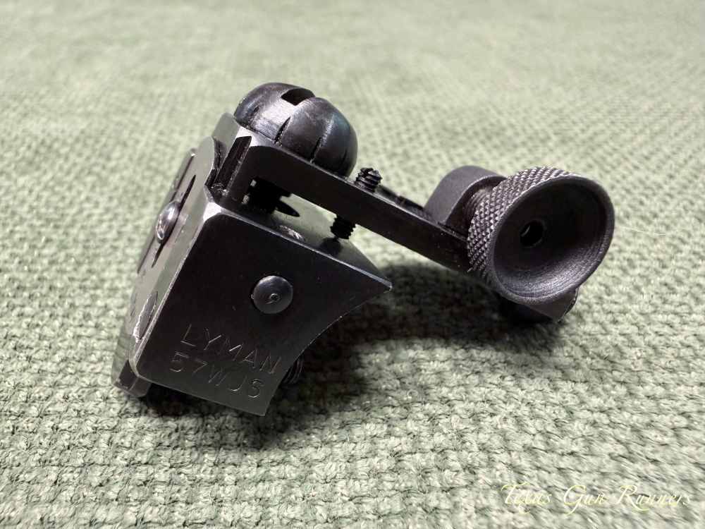 Original Vintage Lyman 57WJS Receiver Peep Sight Fits Winchester Model 70 -img-5