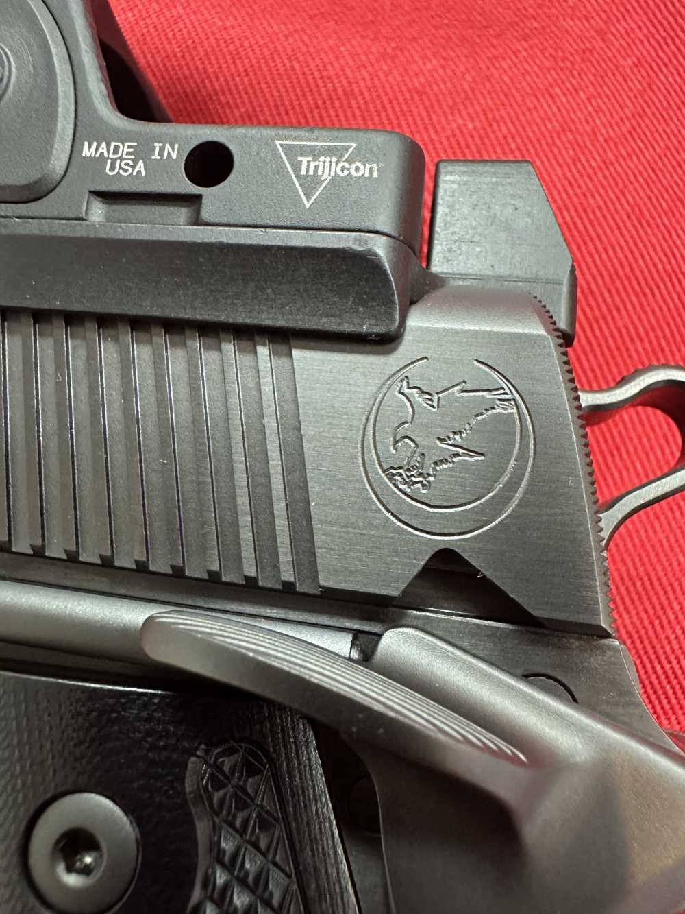 Nighthawk Custom Border Special Grey DLC w/ RMR RM06 - 9mm Trijicon Tritium-img-10