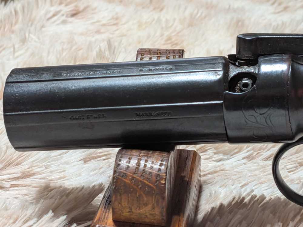  RARE Antique 1850s Sprague & Marston .31 Cal Double-Action Pepperbox Pis-img-9
