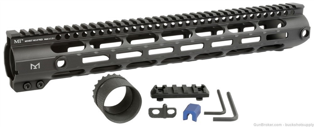 Midwest Industries 308 Combat Rail M-LOK Handguard - DPMS High-img-0