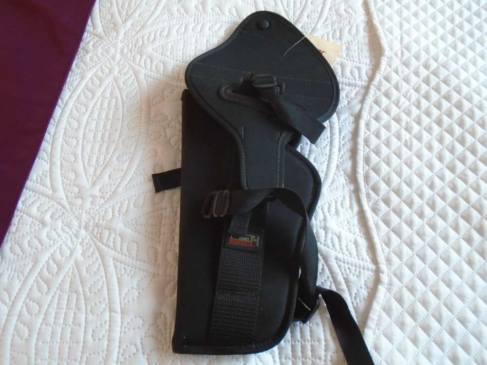 Uncle Mikes Sidekick Black shoulder holster for Scoped Handguns, as new-img-1