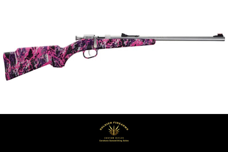 HENRY MINI BOLT 22S/L/LR - 16.25" S/S SYN MUDDY GIRL-img-0