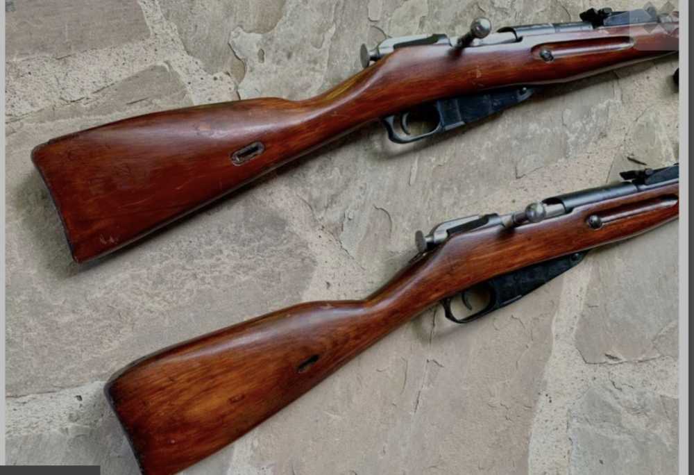 Two Mosin-Nagant 91/30 Rifles 1938 Tula Izhevsk MATCHING Bayonets-img-3