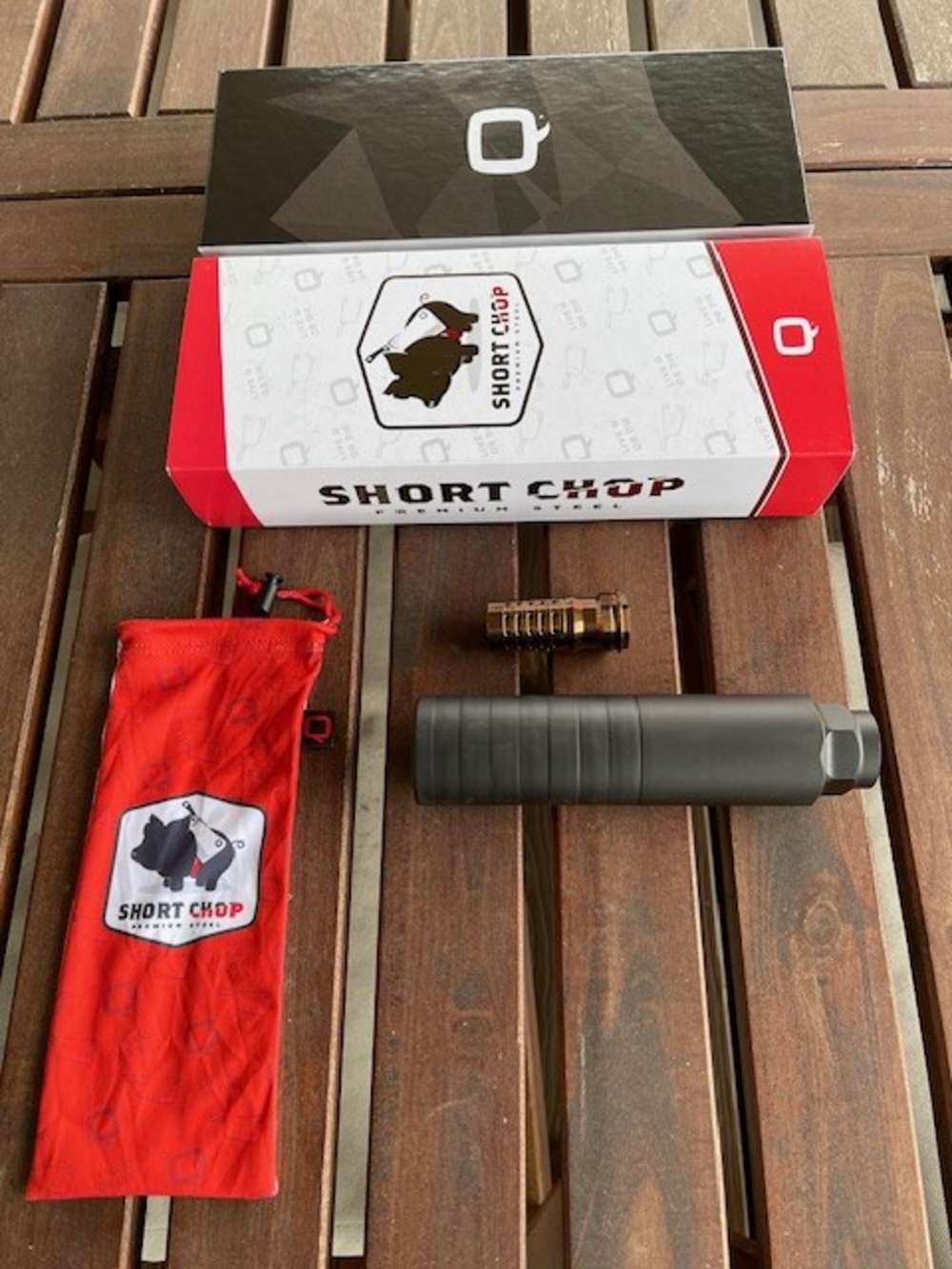 Q LLC Short Chop 8.6 Silencer Suppressor Cherry Bomb SIL-SC-QUICKIE-86 Lay -img-0