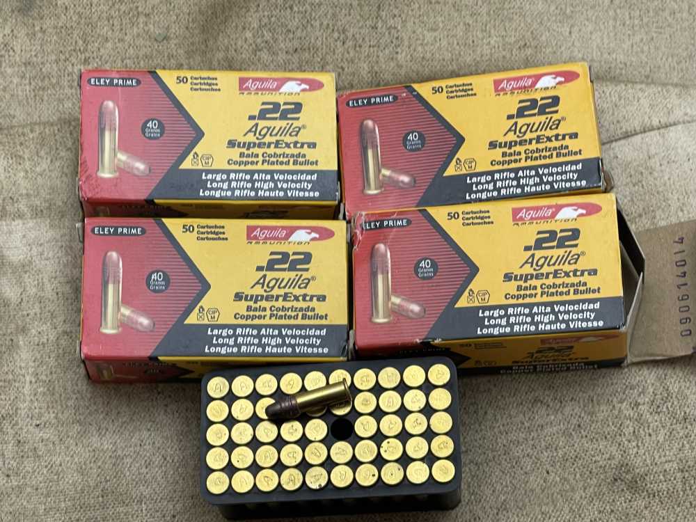 200 Rounds Aguila Eley Prime 22 LR Super Extra-img-0