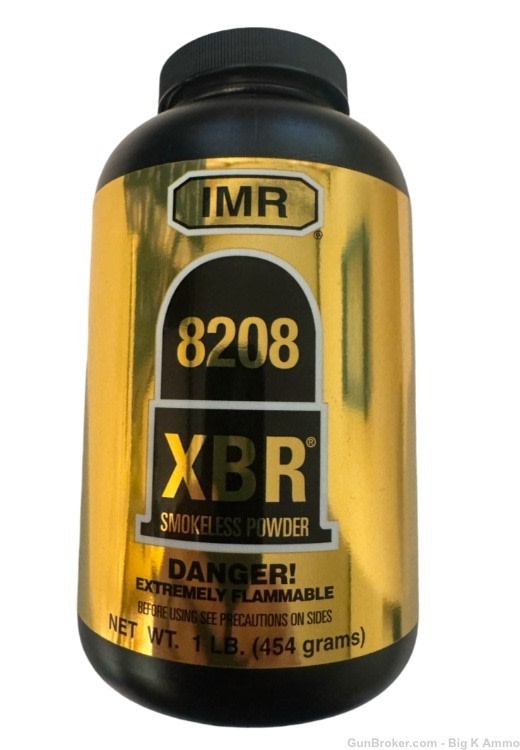 IMR 8208 XBR Smokeless Powder 1 lb one pound No cc fees match loads-img-0