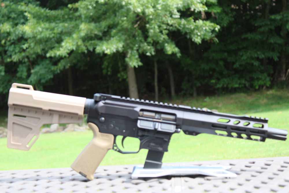 Custom AR45 Build - Receiver Billet .45 ACP Upper TacFire - 4" Length-img-0