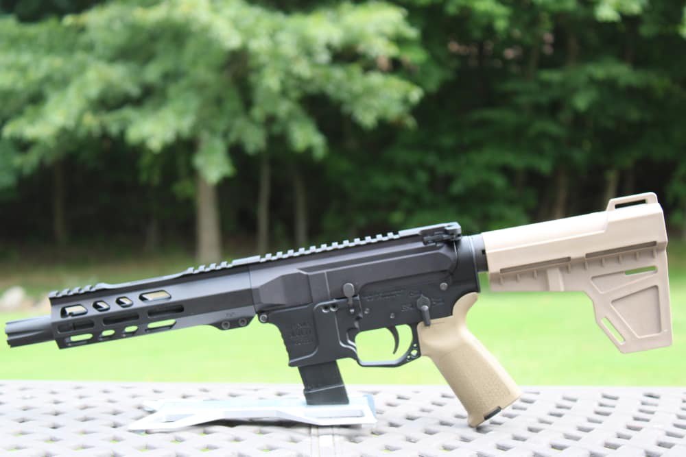 Custom AR45 Build - Receiver Billet .45 ACP Upper TacFire - 4" Length-img-1