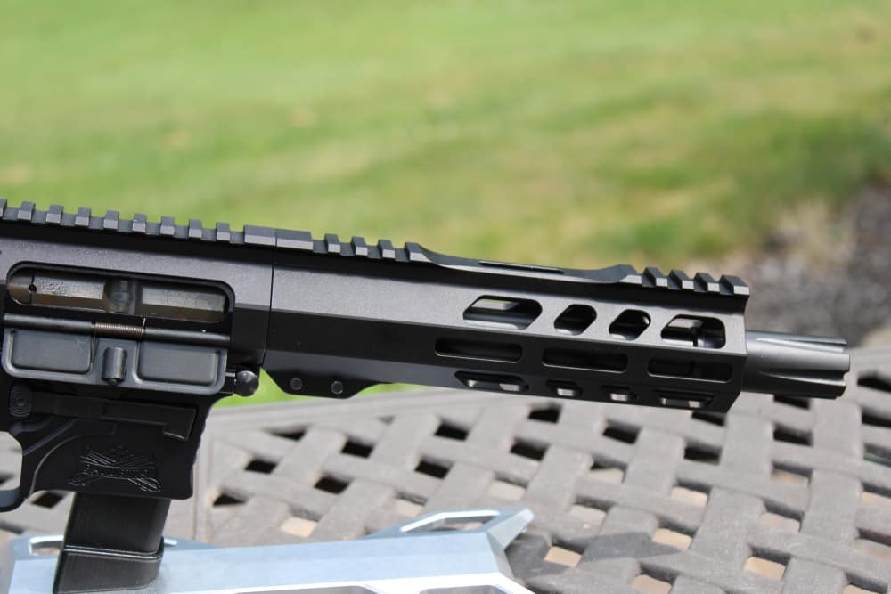 Custom AR45 Build - Receiver Billet .45 ACP Upper TacFire - 4" Length-img-5