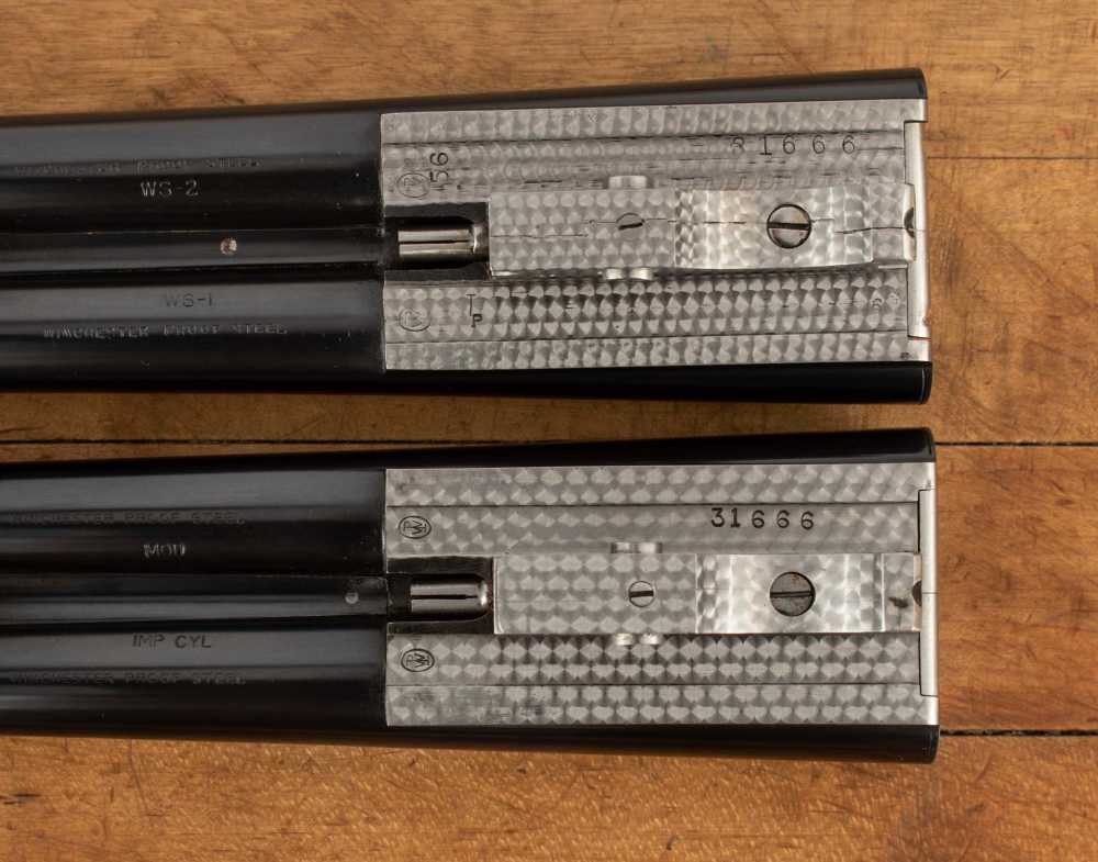 Winchester Model 21 Skeet Grade Two Barrel Set 20 & 28 ga - STUNNING WOOD-img-29