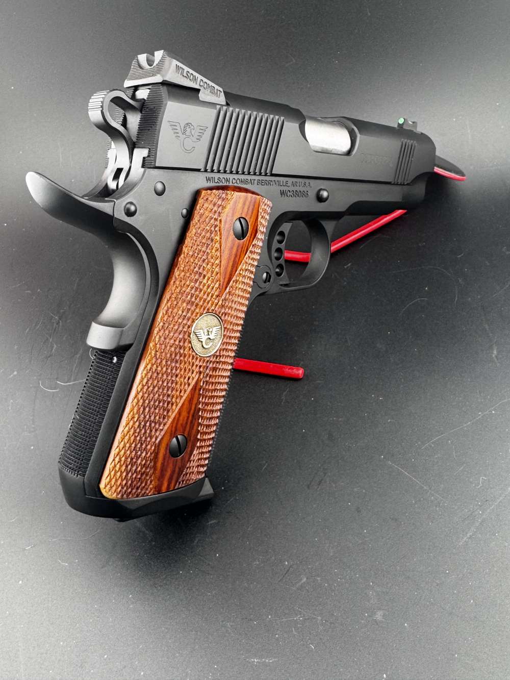 Wilson Combat CQB ELITE  Compact 45 ACP wood grips.  NEW -img-4