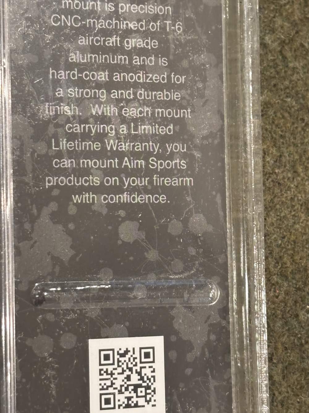 New Old Stock - Aim Sports 12” X .31” Uncut Picatinny Blank Rail -Excellent-img-7