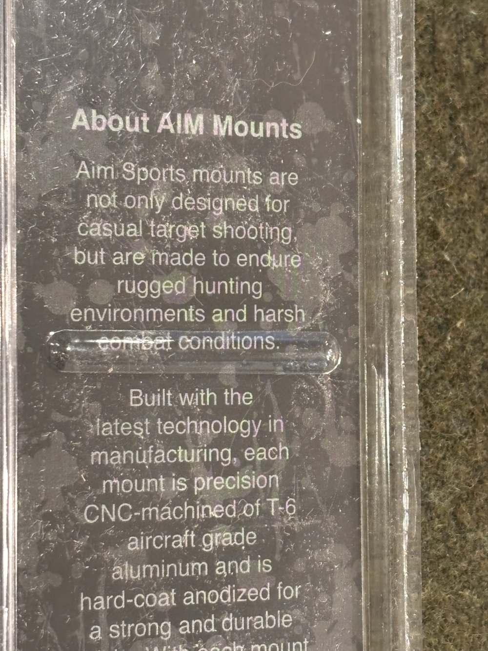 New Old Stock - Aim Sports 12” X .31” Uncut Picatinny Blank Rail -Excellent-img-6