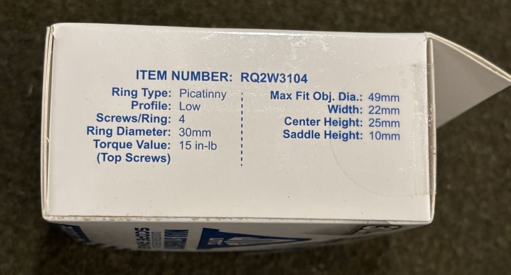 New Old Stock - UTG Max Strength QD Lever Lock 30mm Scope Rings - Excellent-img-6
