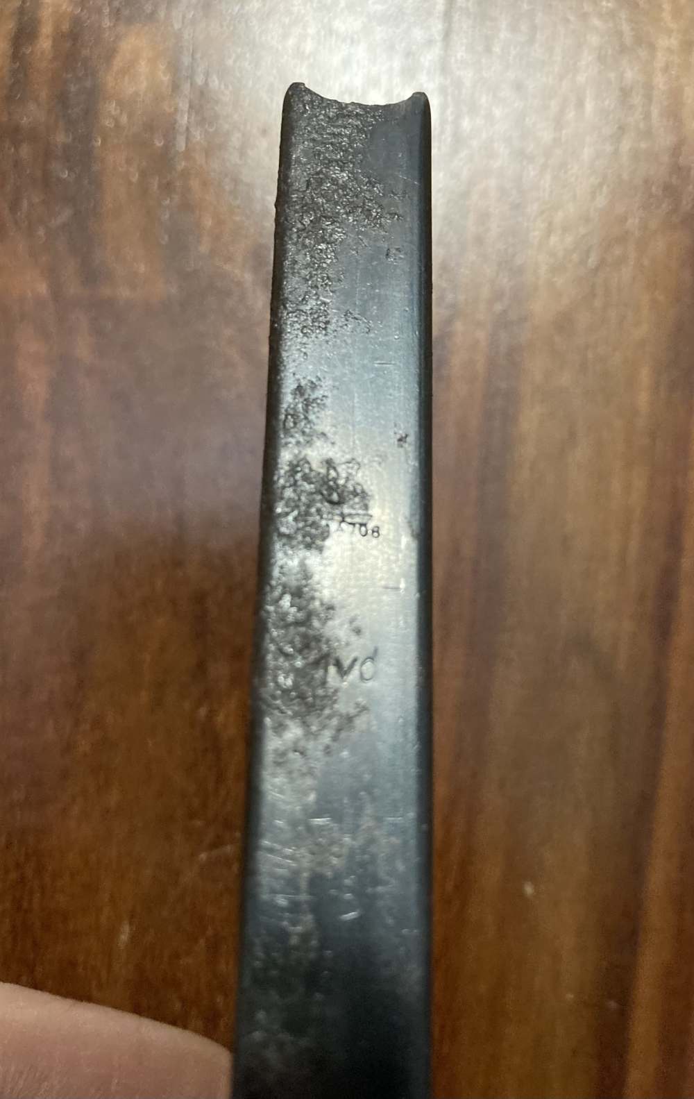 WWII German Walther P38 Pistol magazine proof markings "JVD" Ernst-Werke-img-2