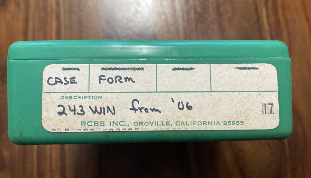 RCBS 243 Winchester Case Forming and FL Reloading Dies-img-0