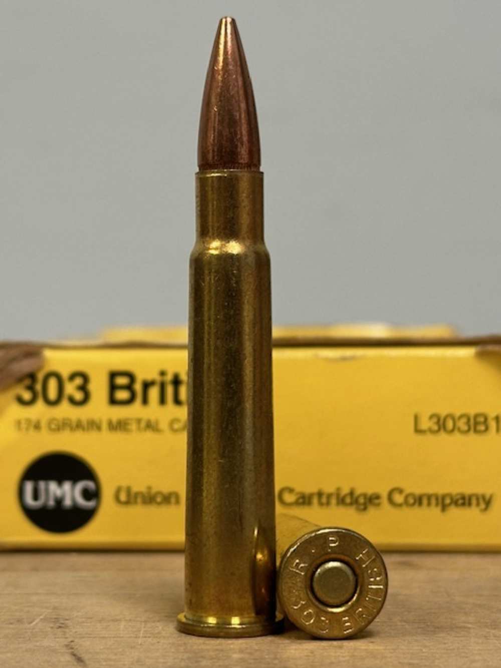 UNION METALLIC CARTRIDGE 303 BRITISH 174GR(ORIGINAL CASE): QTY-20-img-0