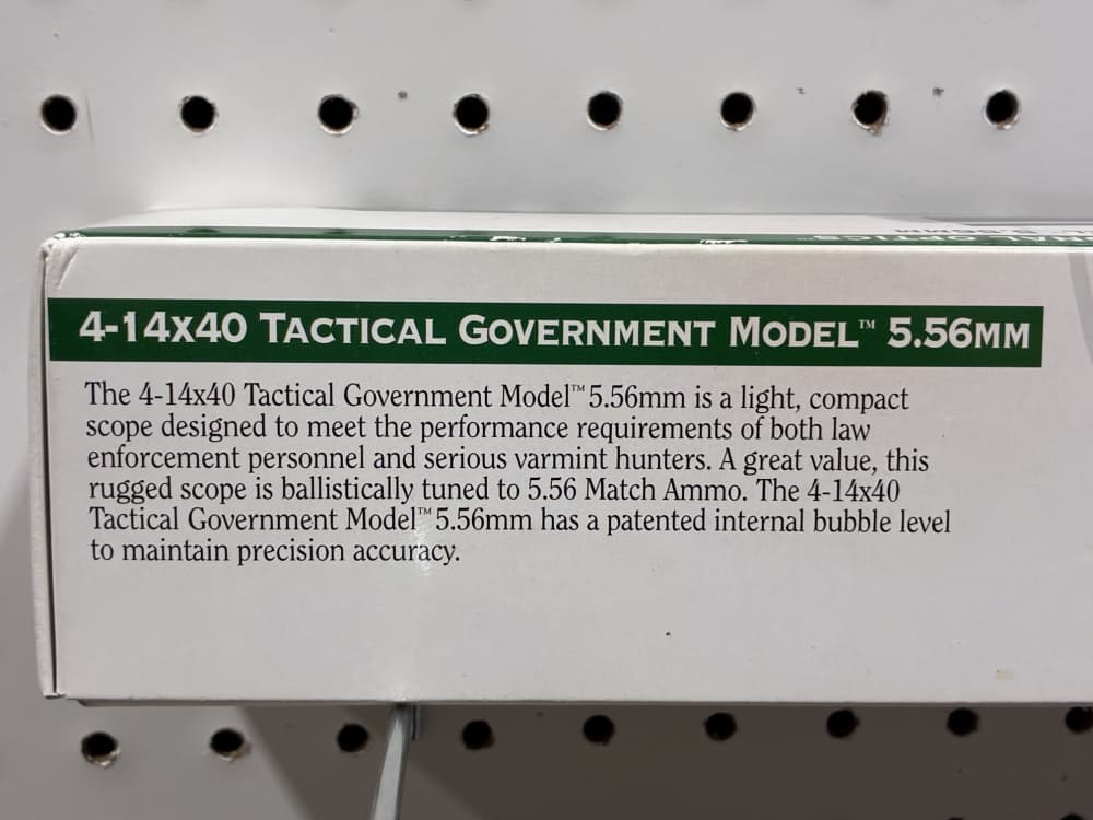 Springfield Armory 4-14x40 Tactical Government Model 5.56mm Scope-img-2