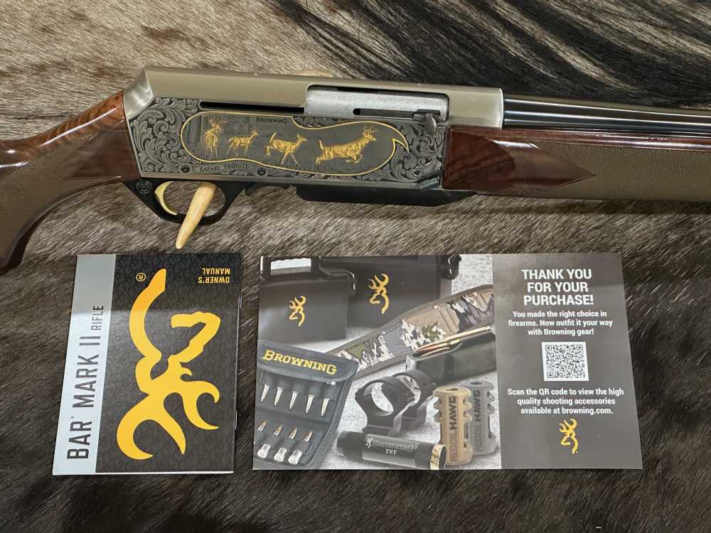 BROWNING BAR MK II SAFARI TRIBUTE HIGH GRADE 30-06 22" GREAT WOOD, ENGRAVED-img-21