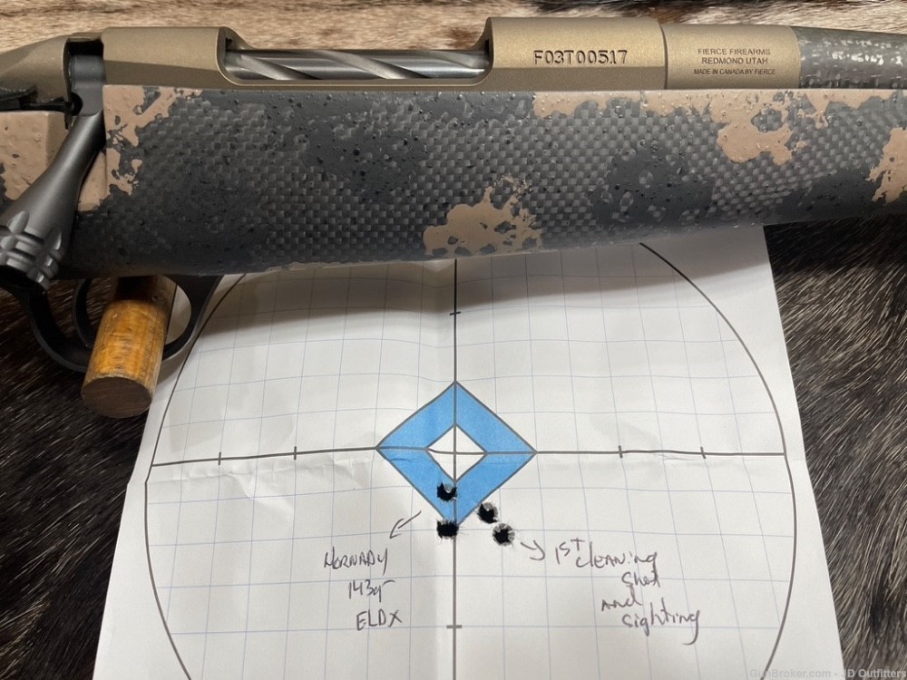 FREE SAFARI - FIERCE FIREARMS CT EDGE 6.5 CREEDMOOR RIFLE CARBON TAN 20"-img-1