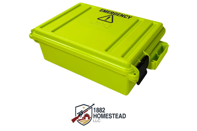 MTM EB3 Emergency Box 3 - Lime Green First Aid Kit-img-0