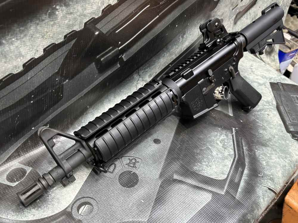 Colt CAR-15 XM177 M4 CQB NAVY Mk18 Mod0 retro clone 10.5" 5.56  -img-10
