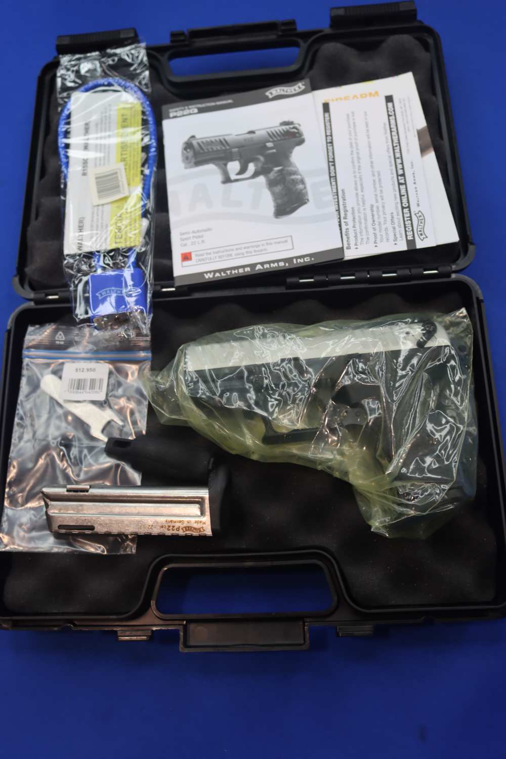 Walther Model P22Q Pistol 22LR 2-TONE SILVER 22 SA 10RD Threaded NEW P22 TB-img-17