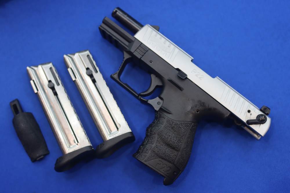 Walther Model P22Q Pistol 22LR 2-TONE SILVER 22 SA 10RD Threaded NEW P22 TB-img-15