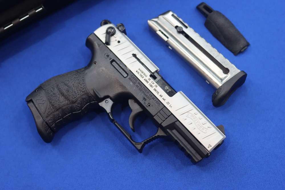 Walther Model P22Q Pistol 22LR 2-TONE SILVER 22 SA 10RD Threaded NEW P22 TB-img-7