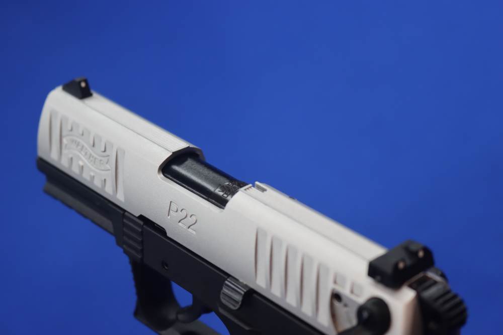 Walther Model P22Q Pistol 22LR 2-TONE SILVER 22 SA 10RD Threaded NEW P22 TB-img-13
