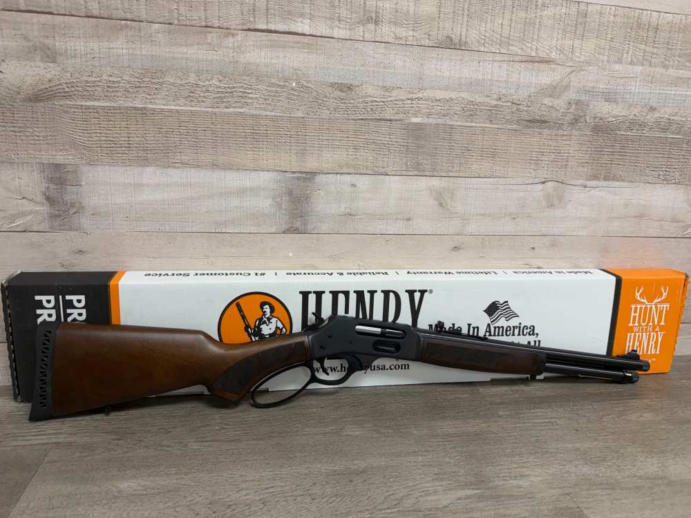 HENRY LEVER ACTION SIDE GATE PROTECTOR CARBINE 45/70 16.5" THREADED NEW-img-0